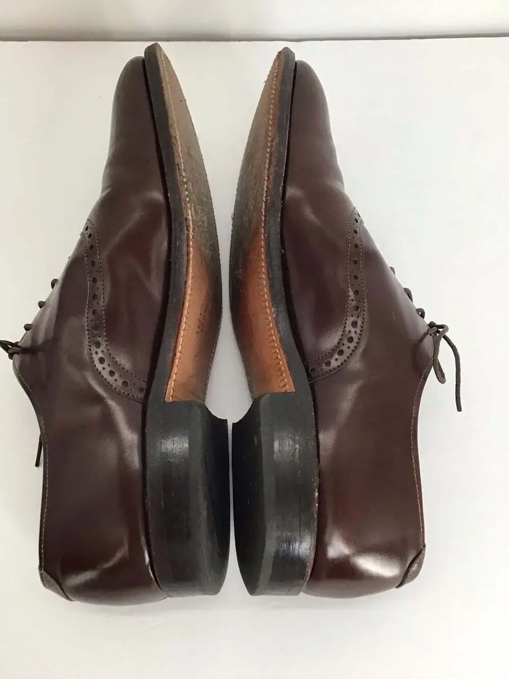 Allen Edmonds Men’s Danbury Burgundy Leather Oxfords Dress Shoes Office Sz 8.5C